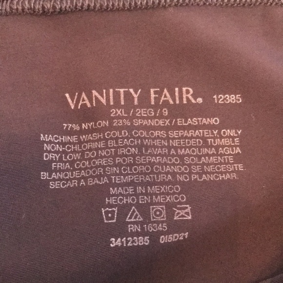 Vanity Fair Shapewear Bottoms Size 2X - Picture 4 of 7